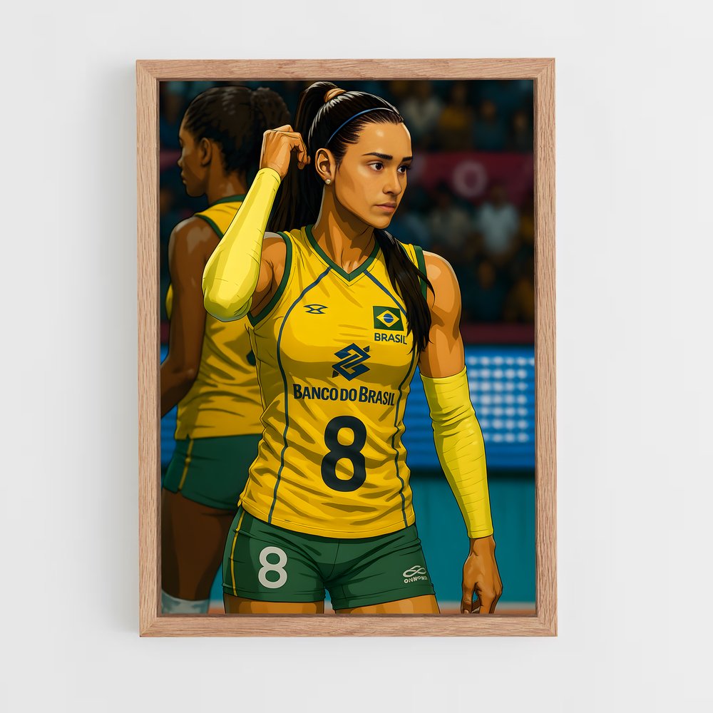Poster Esprit de Volley – affiche Volleyball (vue 4)
